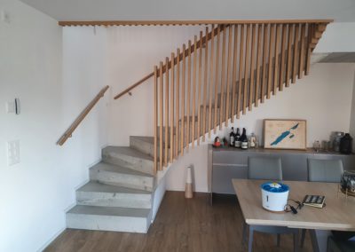 Escalier chêne